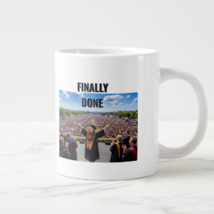 Café Gigante Taza Jumbo de Graduación Finalmente Terminado   pe