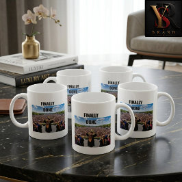 Café Gigante Taza Jumbo de Graduación Finalmente Terminado | pe