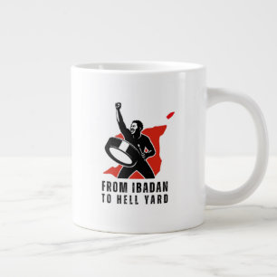 Café Gigante Taza Jumbo de la Victoria FITHY (para zurdos)