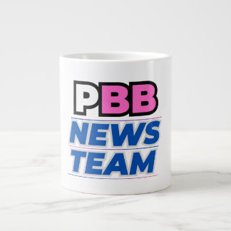 Café Gigante Taza Jumbo del Equipo de Noticias PBB