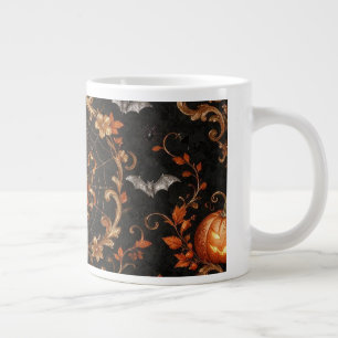 Café Gigante Taza Jumbo Especial de Calabaza Naranja Gótica