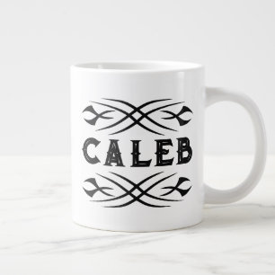 Café Gigante Taza jumbo personalizada con diseño de arte de tat