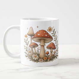 Café Gigante Taza mágica de hongos
