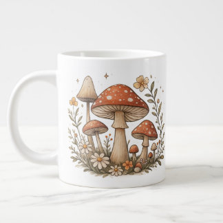 Café Gigante Taza mágica de hongos