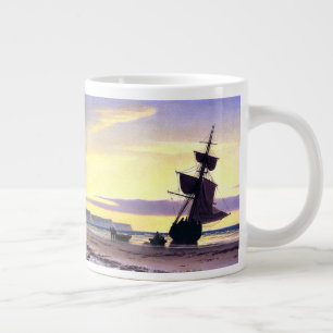 Café Gigante Taza marina del arte de Bradford de la luz de la
