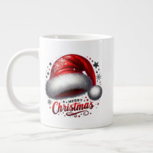 Taza mínima de Navidad | Árbol de arte de línea | 