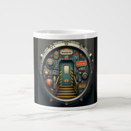Café Gigante Taza "Modo Oscuro" para Sesión de Codificación Noc
