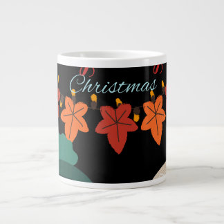 Café Gigante Taza Navideña Acogedora | Taza de Cacao Caliente y