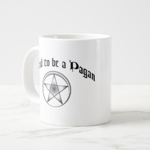 Café Gigante Taza pagana de encargo del jumbo del orgullo