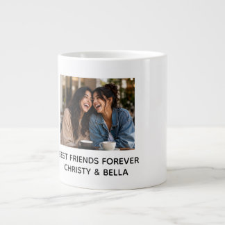 Café Gigante Taza personalizada con foto y nombres de AMIGAS PA