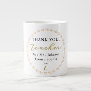 Café Gigante Taza Personalizada con Nombre - Regalo de Agradeci
