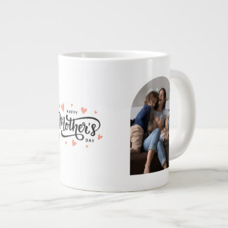 Café Gigante Taza personalizada del Día de la Madre con foto