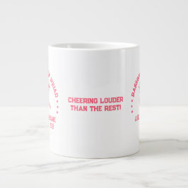 Café Gigante Taza personalizada para la pandilla de mamá de béi