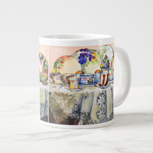Café Gigante Taza pintada pintada del jumbo de China