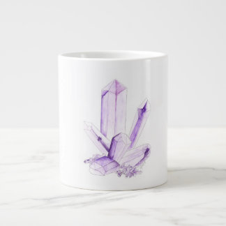 Café Gigante Taza positiva cristalina Amethyst de la sensación