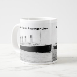 Café Gigante Taza titánica del jumbo del trazador de líneas de