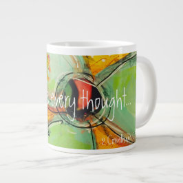 Café Gigante Tome a cautivo cada taza de la escritura del