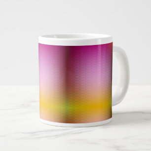 Café Gigante Una taza con un diseño de gradiente en tonos de ro