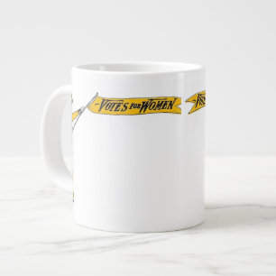 Café Gigante Votos del Suffragette para la taza de las mujeres