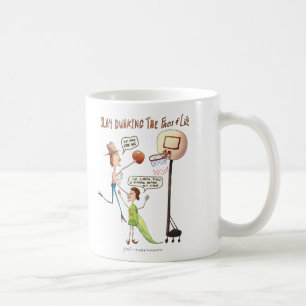Café Golpe Dunking la taza de las realidades de la vida