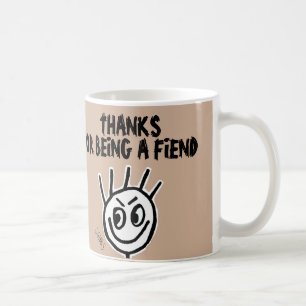 Café Gracias por ser un demonio, taza de café,