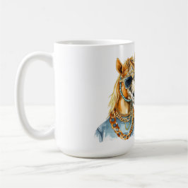 Café Graciosa taza de caballo lista para el espectáculo