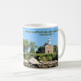 Café Gran capitán Island Lighthouse, taza de