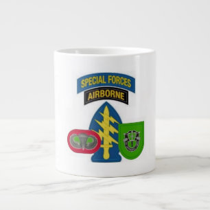 Café Grande 10mo Taza del jumbo del grupo de las fuerzas
