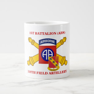 Café Grande 1r 319TH TAZA de la ARTILLERÍA DE CAMPAÑA del