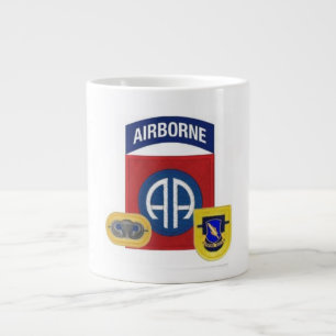 Café Grande 1r Taza enorme aerotransportada de los Inf 82.os