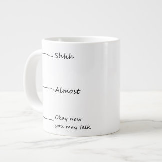Café Grande "Aceptable ahora usted puede hablar" la taza de