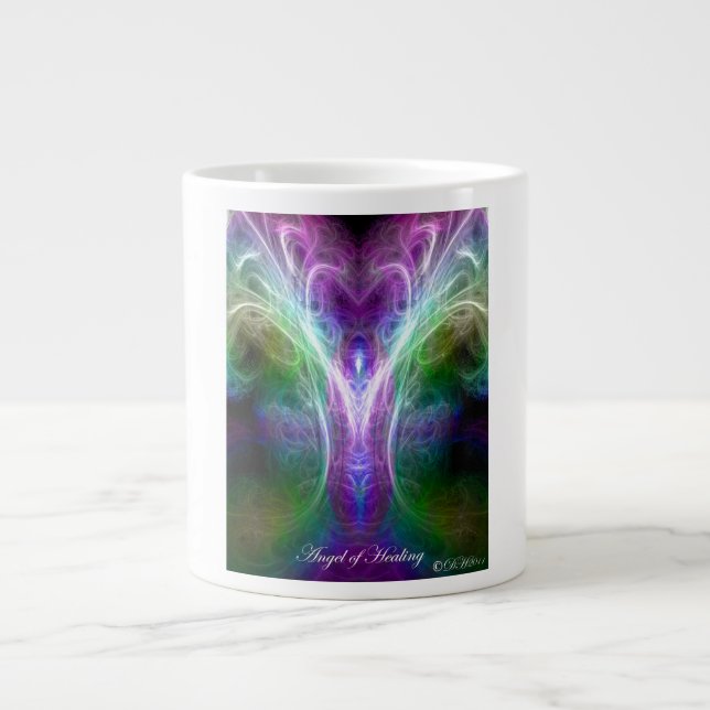 Café Grande Ángel de la taza curativa (Frente)