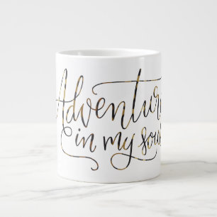 Café Grande "Aventúrese en taza de motivación de mi alma"