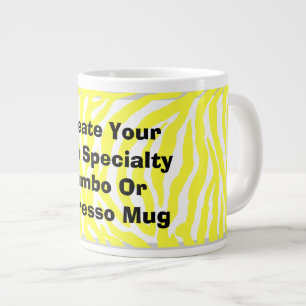 Café Grande Cree su propio jumbo o taza de Expresso