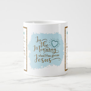 Café Grande "Déme taza enorme de Jesús" (trullo/el oro)