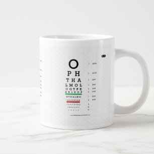 Café Grande La oftalmología gotea la taza del jumbo de la
