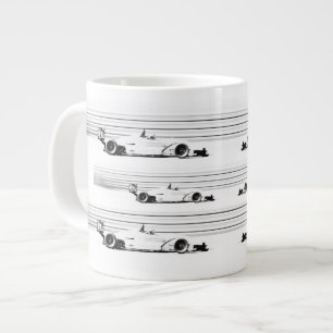 Café Grande La taza de Carreras del hombre