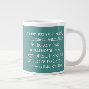 Café Grande La taza de la cita de Florence Nightingale, puede