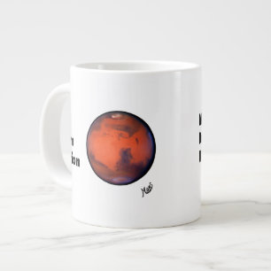 Café Grande Marte taza enorme de "mis vacaciones ideales" -