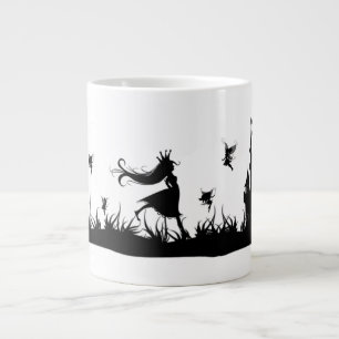 Café Grande Princesa y taza de hadas del castillo