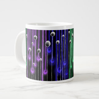Café Grande Taza de Coffe con una impresión de Digitaces