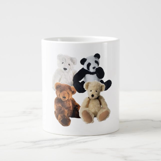 Café Grande Taza de cuatro osos (Frente)