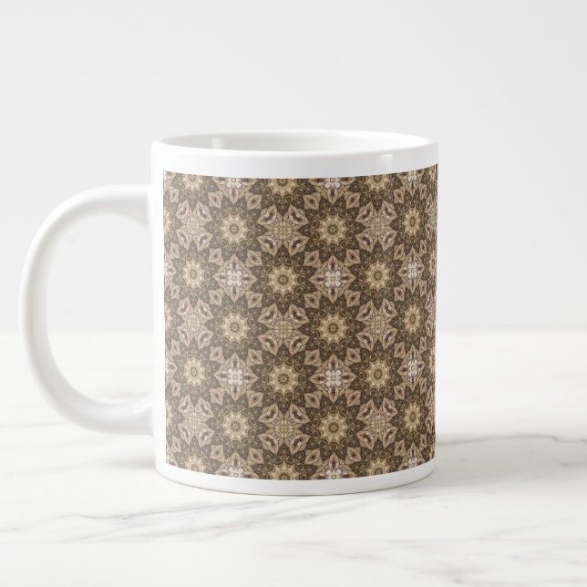 Café Grande Taza de flores de semillas de hierba - Jumbo (Izquierda)