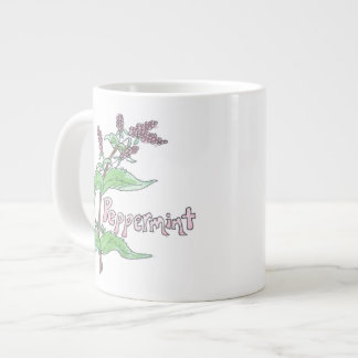 Café Grande Taza de gran tamaño del té de la hierbabuena
