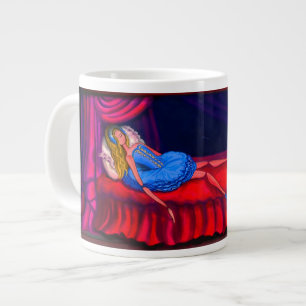 Café Grande TAZA de la BELLA DURMIENTE del BALLET, bailarina