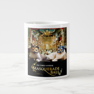 Café Grande Taza de la bola de mascarada