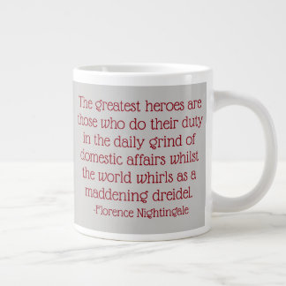 Café Grande Taza de la cita de Florence Nightingale, los