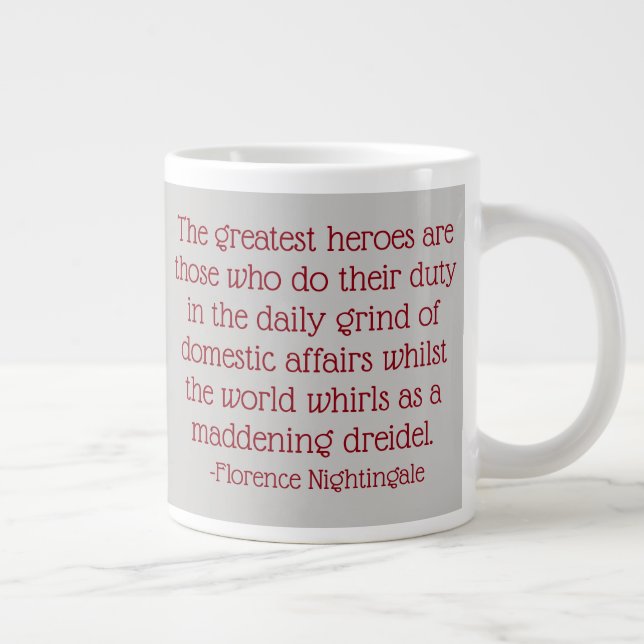 Café Grande Taza de la cita de Florence Nightingale, los (Derecha)