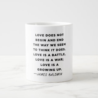 Café Grande Taza de la cita de James Baldwin