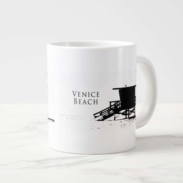 Café Grande Taza de la especialidad de la playa de Venecia (Derecha)